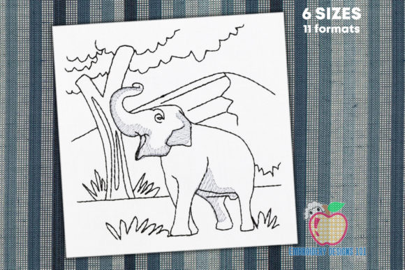 Angry Elephant Sketch
