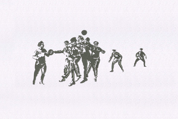 Ball Playing Soldiers: A Designer's Review for Business Merch