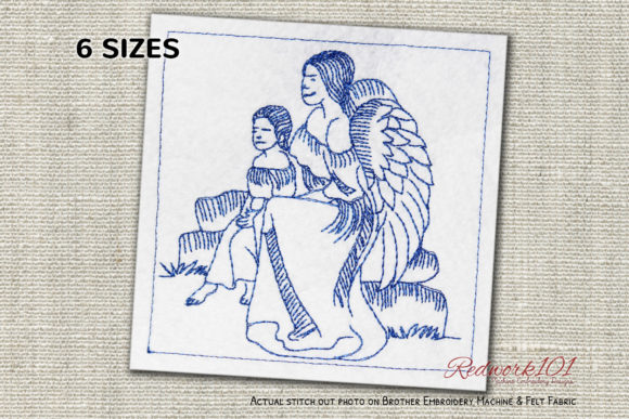 Helper Angels Lineart: A Seasonal Embroidery Review