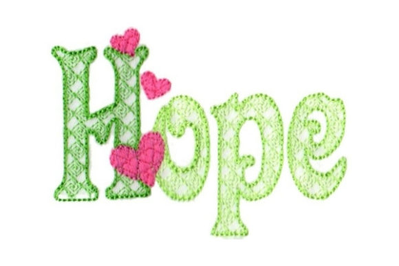 Hope: A Festive Embroidery Design for Holiday Collections