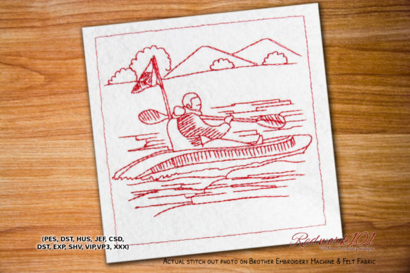 Lake Boating: A Serene Design for Handmade Gifts