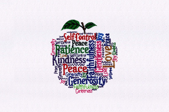 Motivational Apple Embroidery Review
