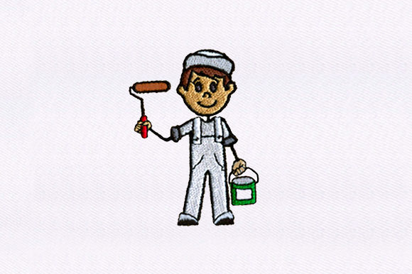 Painting Man Embroidery Review