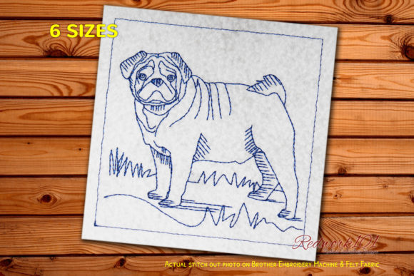 Pug Dog Lineart Review