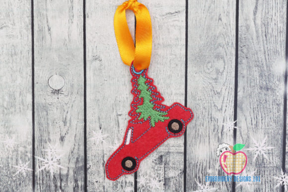 Review: Christmas Car with Tree Ornament for Etsy Shops
