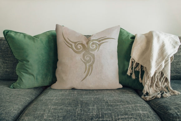 Tattoo Design on Cushion