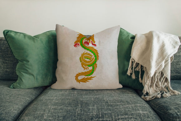 Traditional Chinese Dragon Embroidery